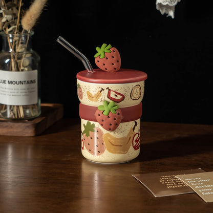 Creamy Style Strawberry & Sweet Pear Mug