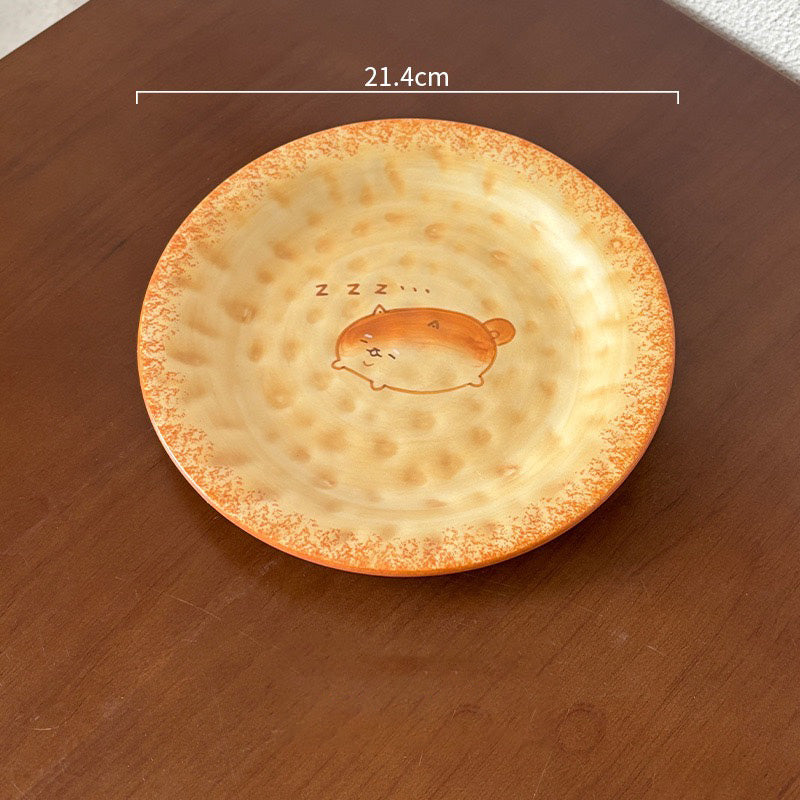 Cute Shiba Bread Handmade Dinnerware Collection