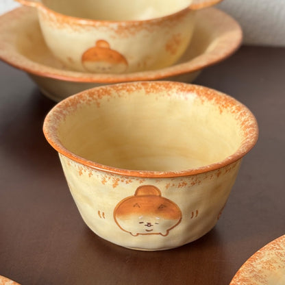 Cute Shiba Bread Handmade Dinnerware Collection