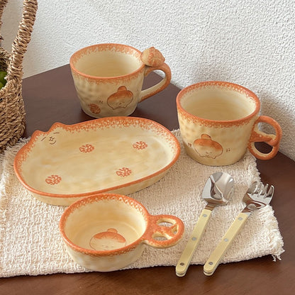 Cute Shiba Bread Handmade Dinnerware Collection