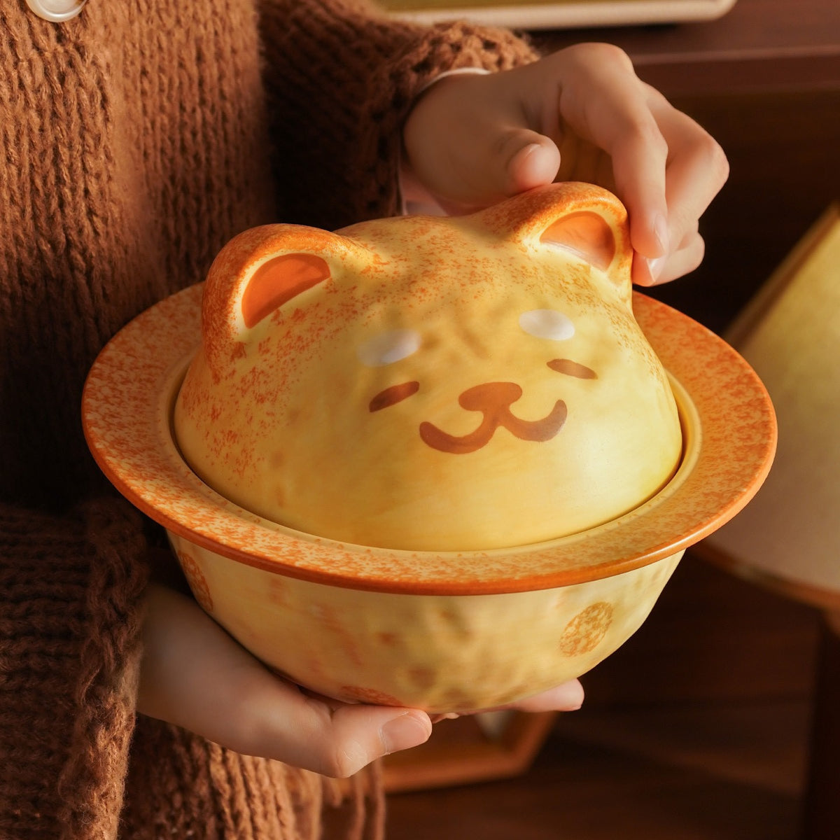 Puppy Planet Cute Shiba Inu Instant Noodle Bowl