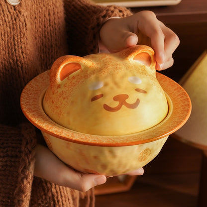 Puppy Planet Cute Shiba Inu Instant Noodle Bowl