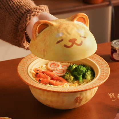 Puppy Planet Cute Shiba Inu Instant Noodle Bowl