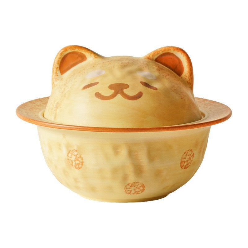 Puppy Planet Cute Shiba Inu Instant Noodle Bowl