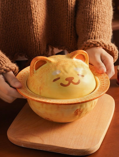 Puppy Planet Cute Shiba Inu Instant Noodle Bowl