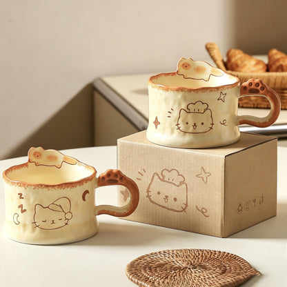 Baking Cat Mug-400ML
