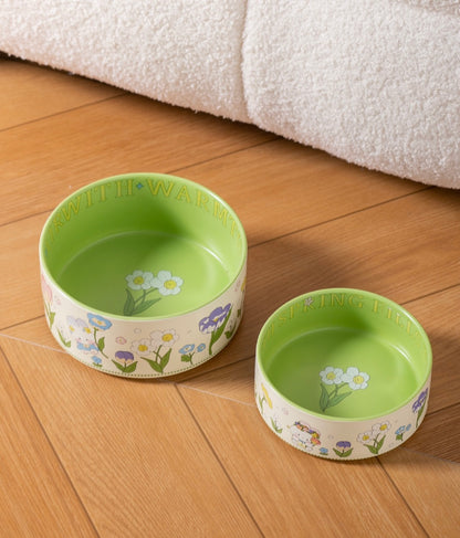 Green Rabbit Pet Bowl