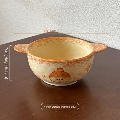 Cute Shiba Bread Handmade Dinnerware Collection