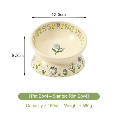 Green Rabbit Pet Bowl